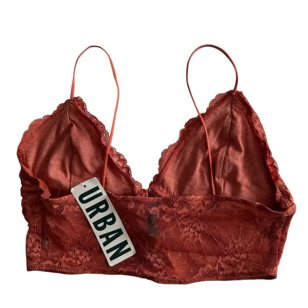 NWT Urban Outfitters Out From Under Camilla Lace Button Front Bralette Medium - Picture 7 of 12